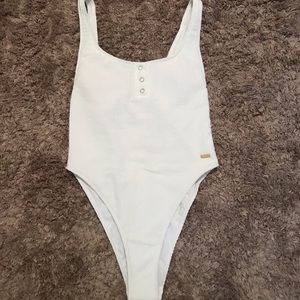 Sz. Sm Roxy one piece.  White